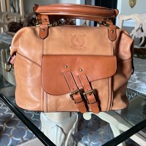 Ralph Lauren Leather Saddle Bag